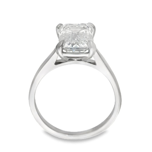 Platinum Certified Diamond Engagement Ring - VVS1 - 3.21ct