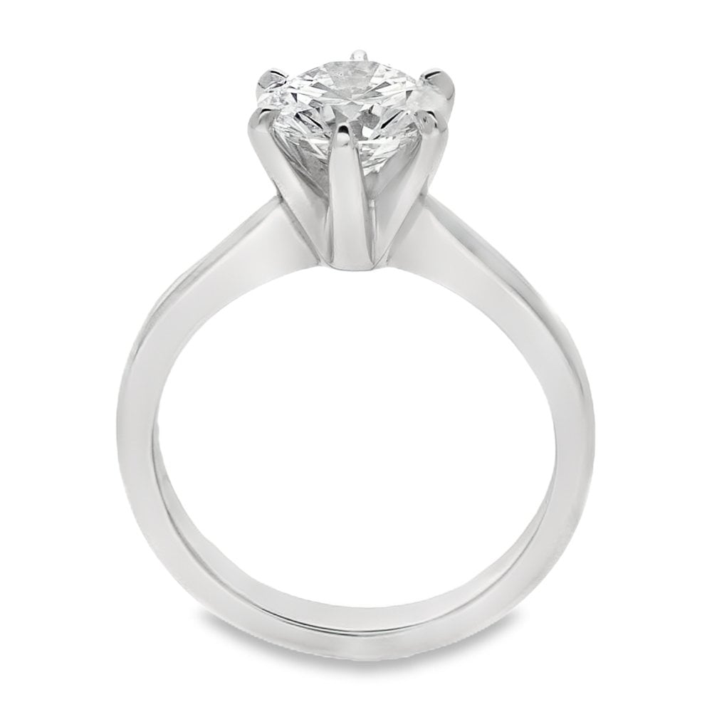 1.71ct Diamond Platinum Engagement Ring - G - VS1
