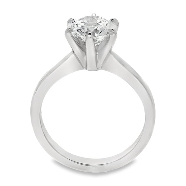 1.71ct Diamond Platinum Engagement Ring - G - VS1