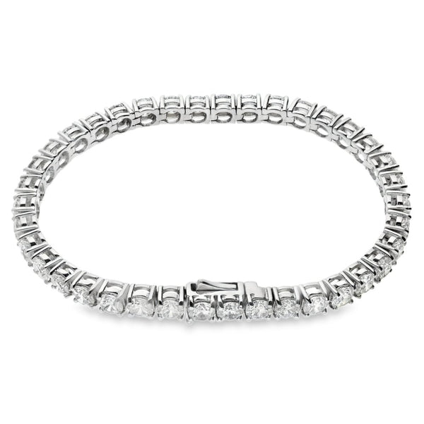 Ladies 18ct White Gold Diamond Set Tennis Bracelet - 12.50ct