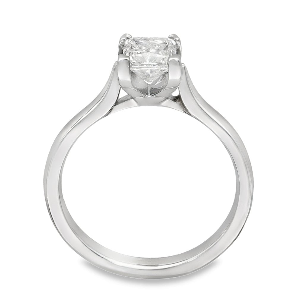 950 Platinum Diamond Engagement Ring - Size M½ - 1.00ct