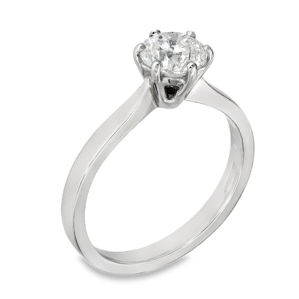 950 Platinum Diamond Engagement Ring - Size N½ - 1.08ct