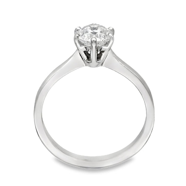 950 Platinum Diamond Engagement Ring - Size N½ - 1.08ct
