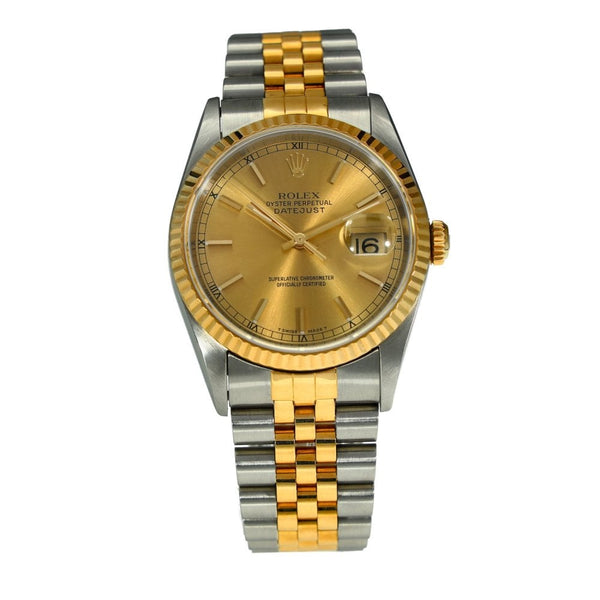 Datejust 16233 – Gents Watch – Gold Dial - 1996
