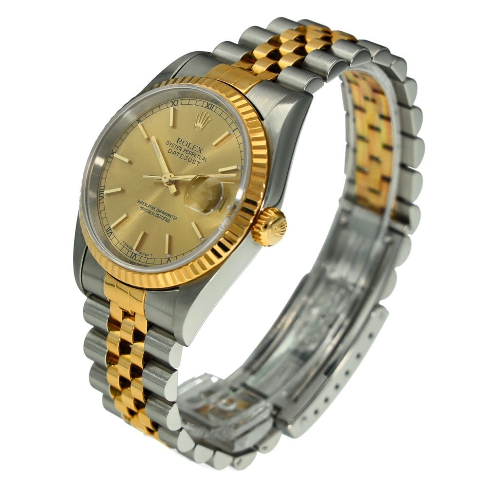 Datejust 16233 – Gents Watch – Gold Dial - 1996