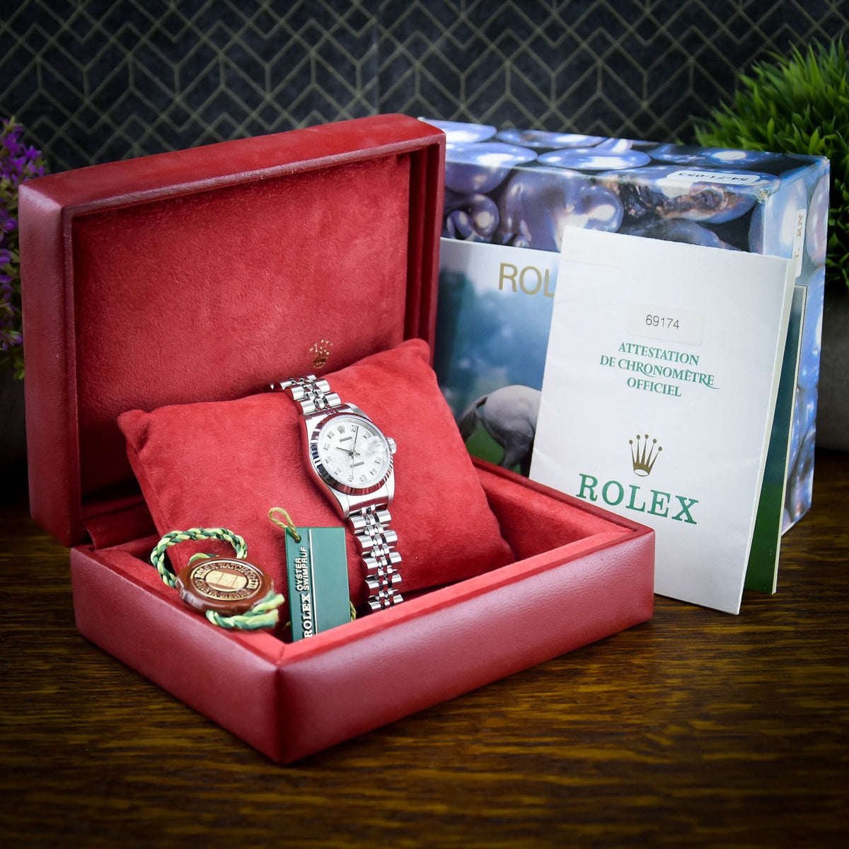 Lady-Datejust 69174 - Diamond Jubilee Dial - 1997
