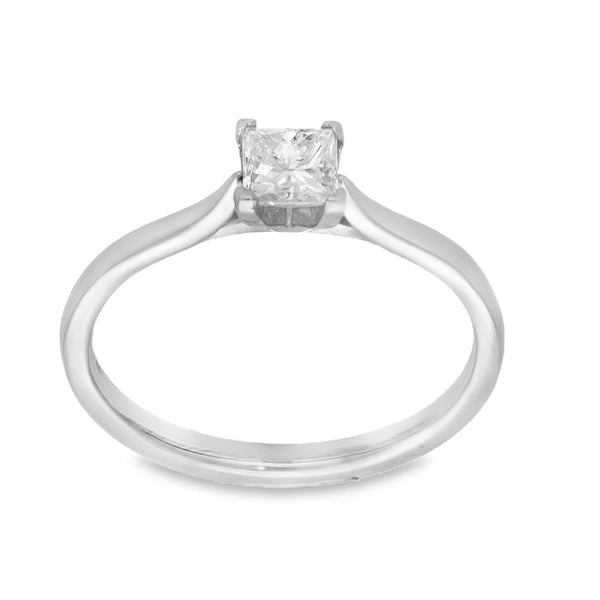950 Platinum Diamond Engagement Ring - Size N - 0.48ct