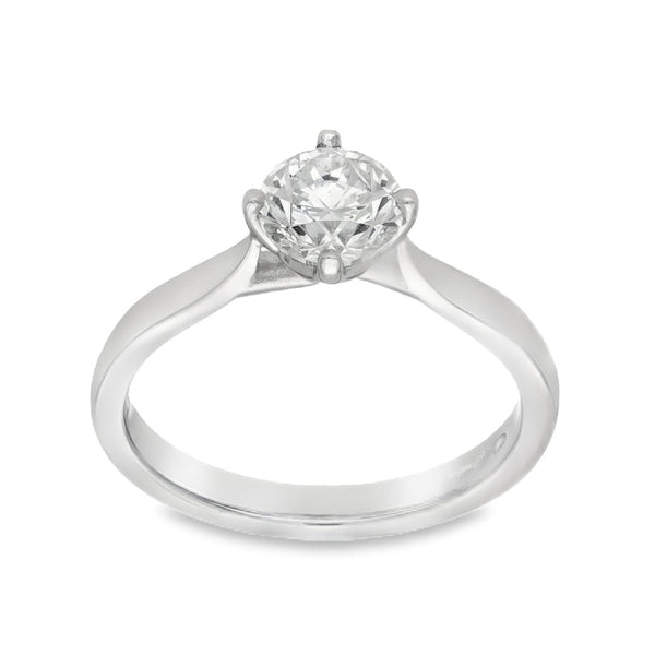 950 Platinum Diamond Engagement Ring - Size M - 1.00ct