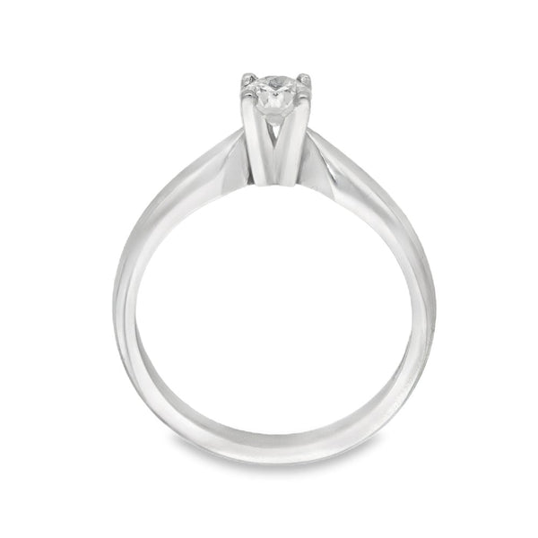 950 Platinum Diamond Engagement Ring - Size J½ - 0.31ct