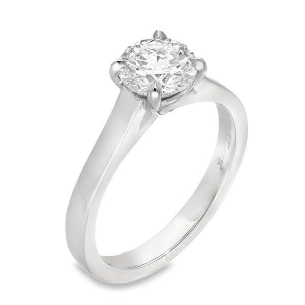 1.23ct Certified Round Diamond Engagement Ring - G/VS1