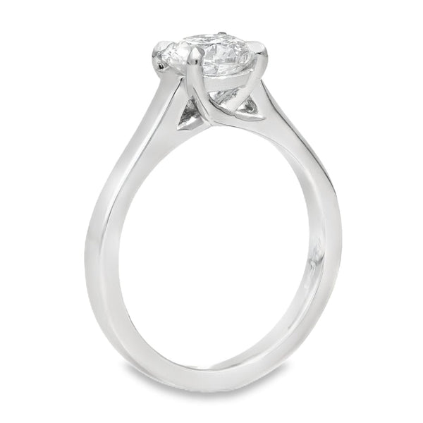 1.23ct Certified Round Diamond Engagement Ring - G/VS1