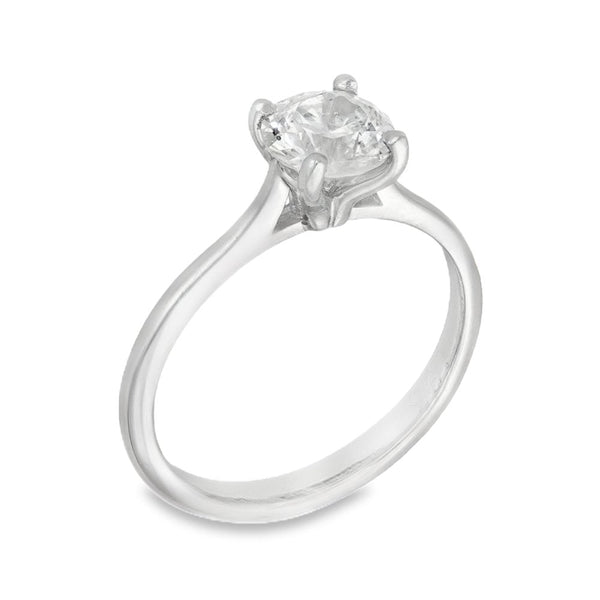950 Platinum Diamond Engagement Ring - Size M - 1.03ct