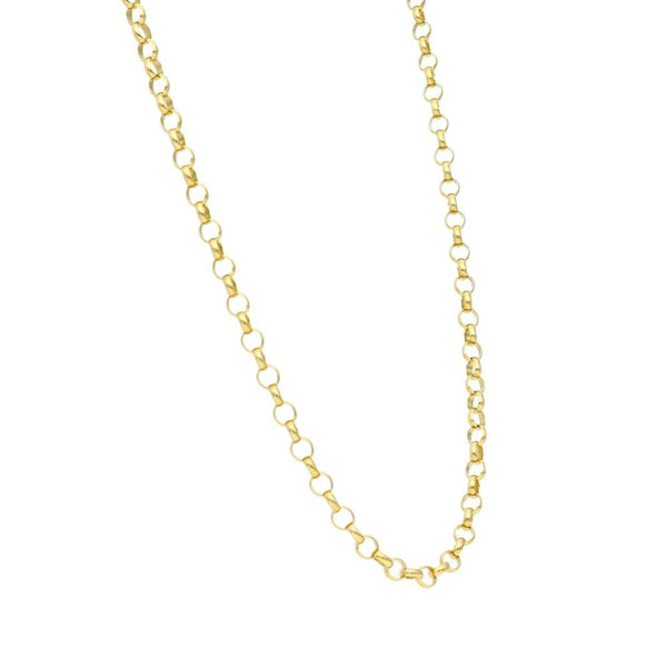 9ct Yellow Gold Belcher Chain - 25" - 10.9g