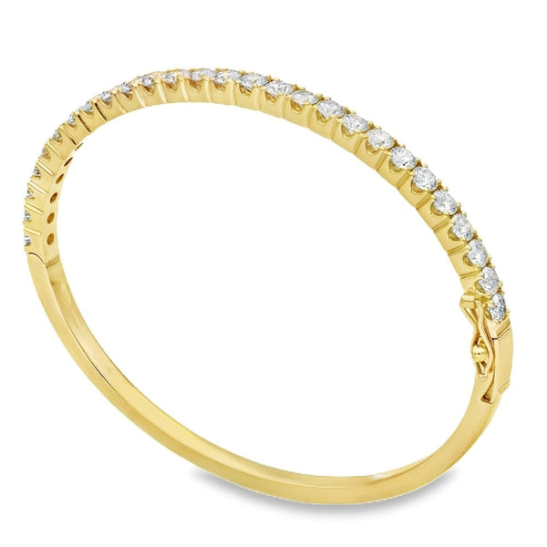 Ladies 18ct Yellow Gold Diamond Set Tennis Bracelet - 3.50ct