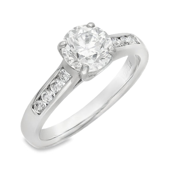 Ladies Platinum Diamond Engagement Ring - 1.44ct