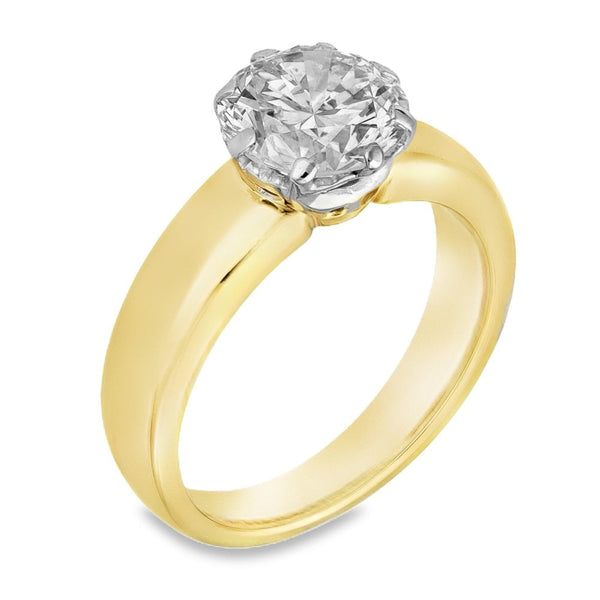 Ladies 18ct Yellow Gold 1.86ct Diamond Engagement Ring
