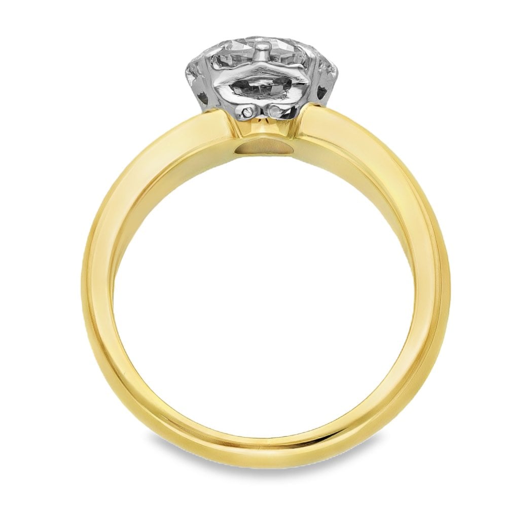 Ladies 18ct Yellow Gold 1.86ct Diamond Engagement Ring