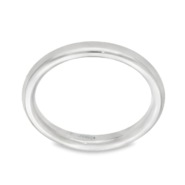 950 Platinum Wedding Band - Size G - 2.5mm