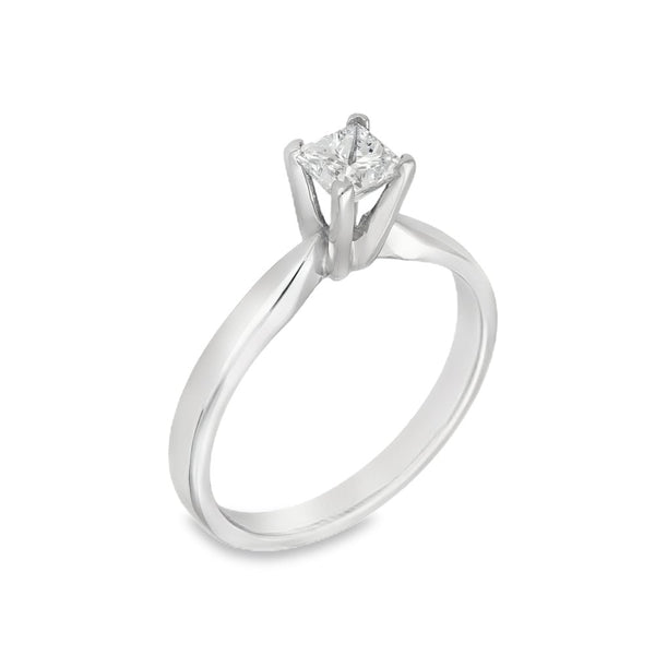 950 Platinum Diamond Engagement Ring - Size M½ - 0.52ct