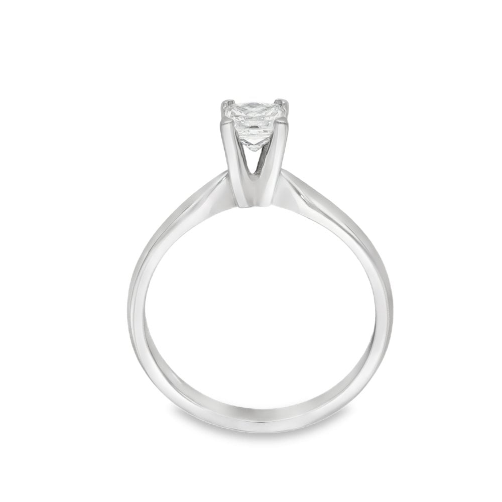 950 Platinum Diamond Engagement Ring - Size M½ - 0.52ct