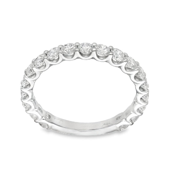 1.20ct Yellow Gold Diamond Half-Eternity Ring - F/VS2