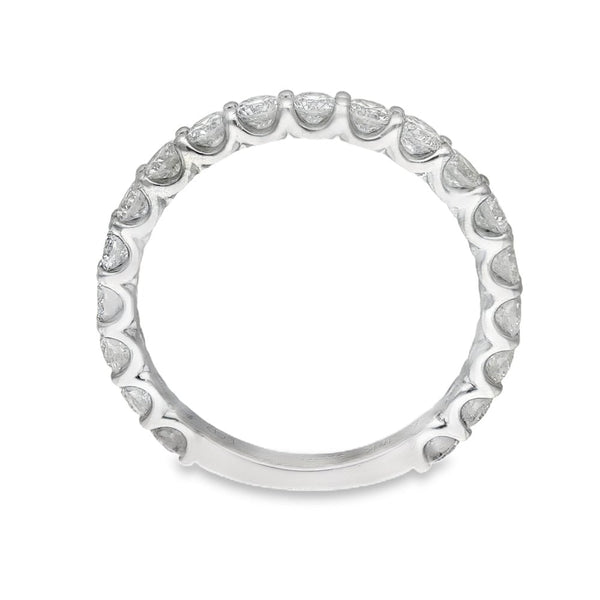 1.20ct Yellow Gold Diamond Half-Eternity Ring - F/VS2