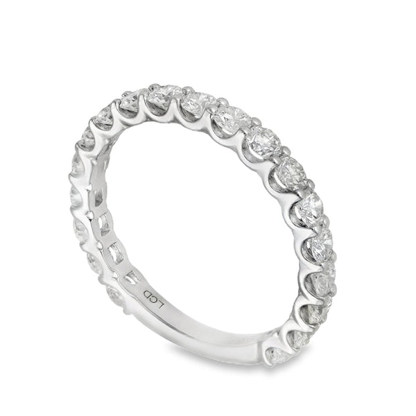 1.20ct Yellow Gold Diamond Half-Eternity Ring - F/VS2