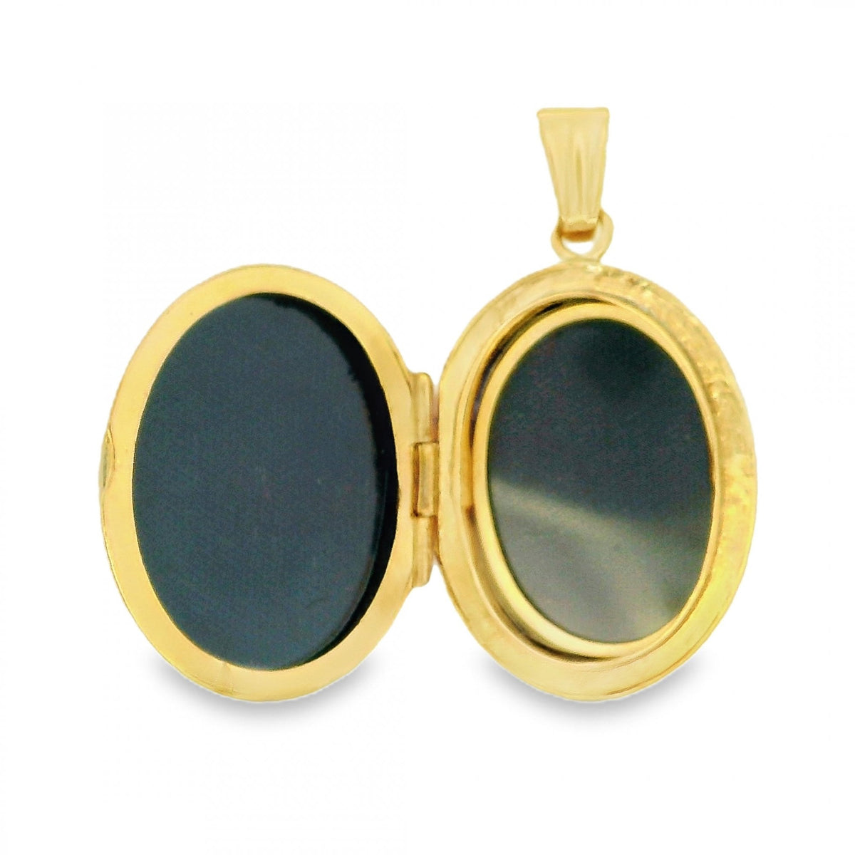 9ct Yellow Gold 0.05ct Diamond Locket - 17x21x7mm - 5.0g