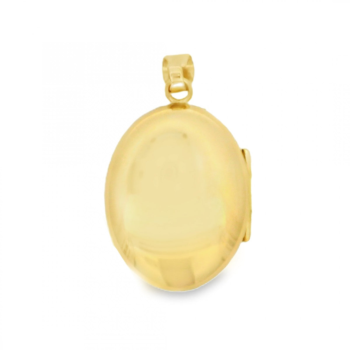9ct Yellow Gold 0.05ct Diamond Locket - 17x21x7mm - 5.0g