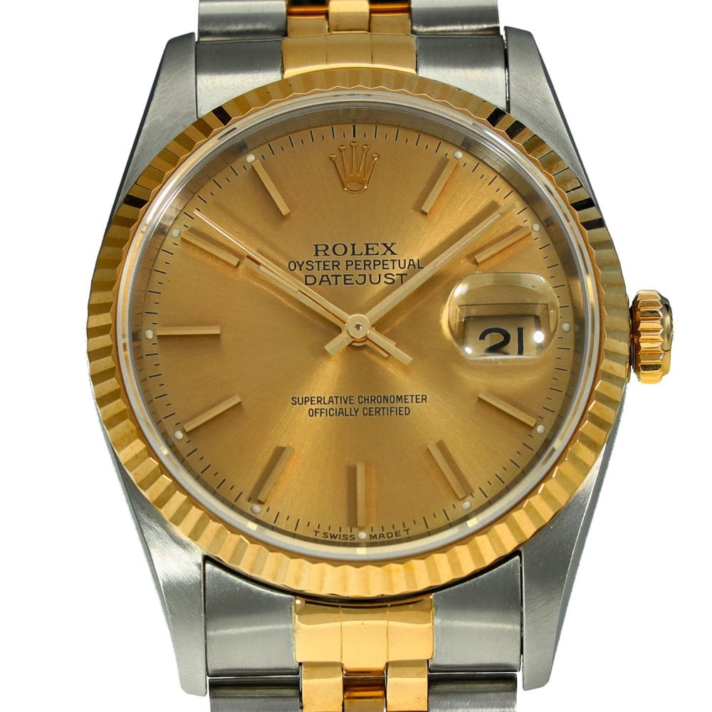 Datejust 16233 – Gents Watch – Champagne Dial - 1995