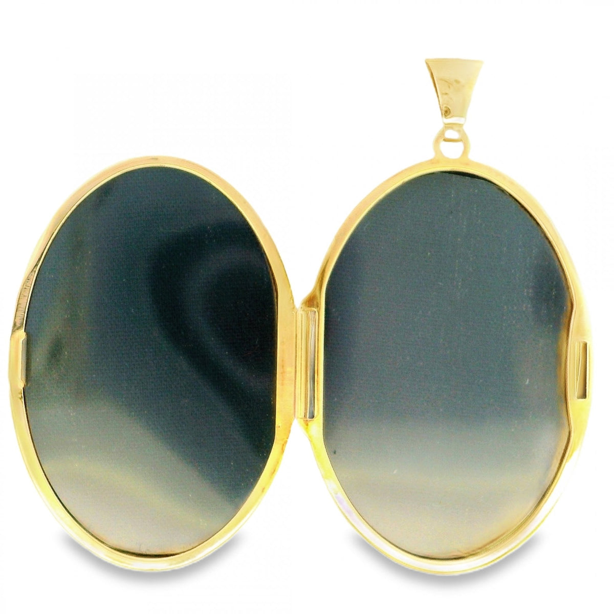 9ct Yellow Gold Heart Engraved Locket - 26x37x6mm - 6.0g