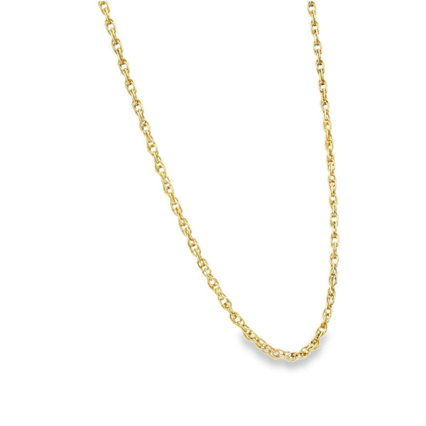 9ct Yellow Gold Prince of Wales Chain - 21" - 5.9g