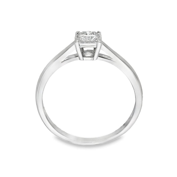 Ladies 9ct White Gold Diamond Engagement Ring - 0.25ct