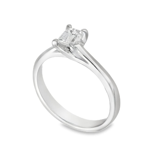Ladies 18ct White Gold Diamond Engagement Ring - 0.48ct