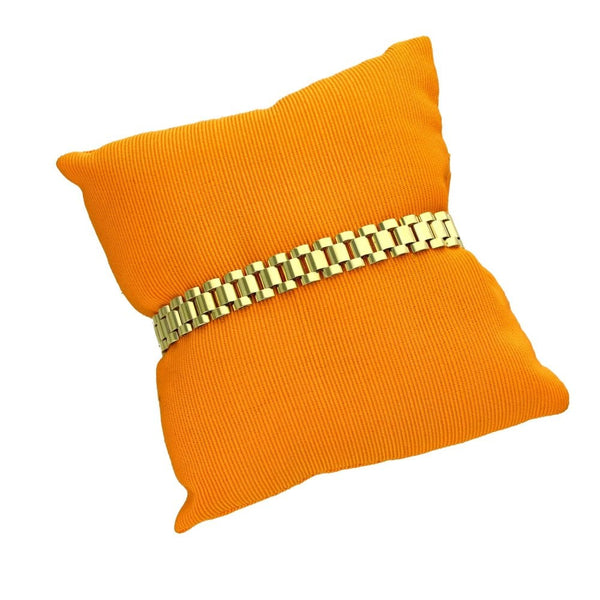 9ct Yellow Gold President-Style Gate Bracelet - 7" - 11.1g