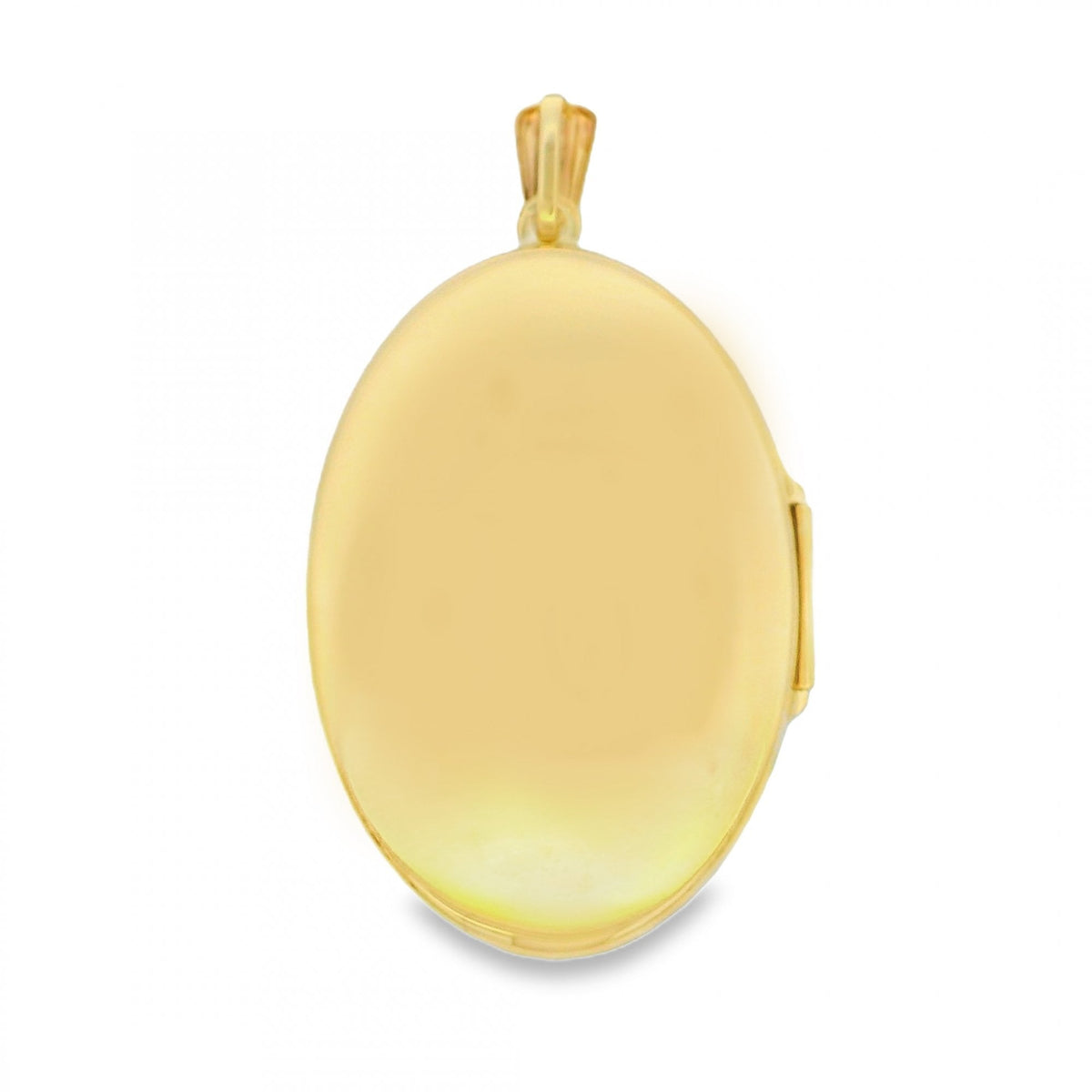 9ct Yellow Gold Flower Patterned Locket - 27x41x8mm - 10.3g