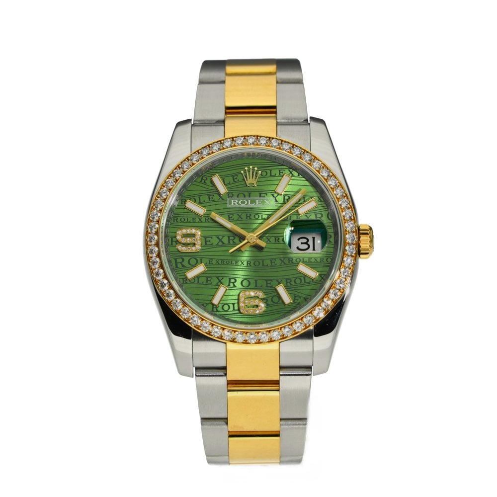 Datejust 116243 - Mens Watch - Green Dial - 2014