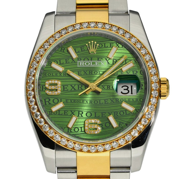 Datejust 116243 - Mens Watch - Green Dial - 2014