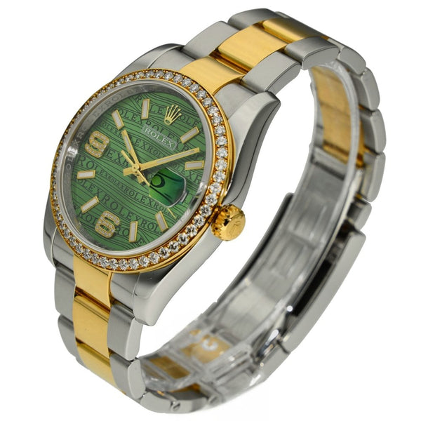 Datejust 116243 - Mens Watch - Green Dial - 2014