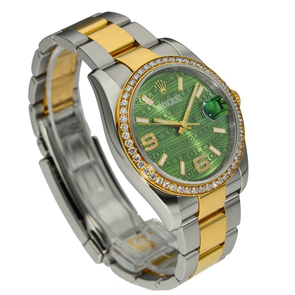Datejust 116243 - Mens Watch - Green Dial - 2014