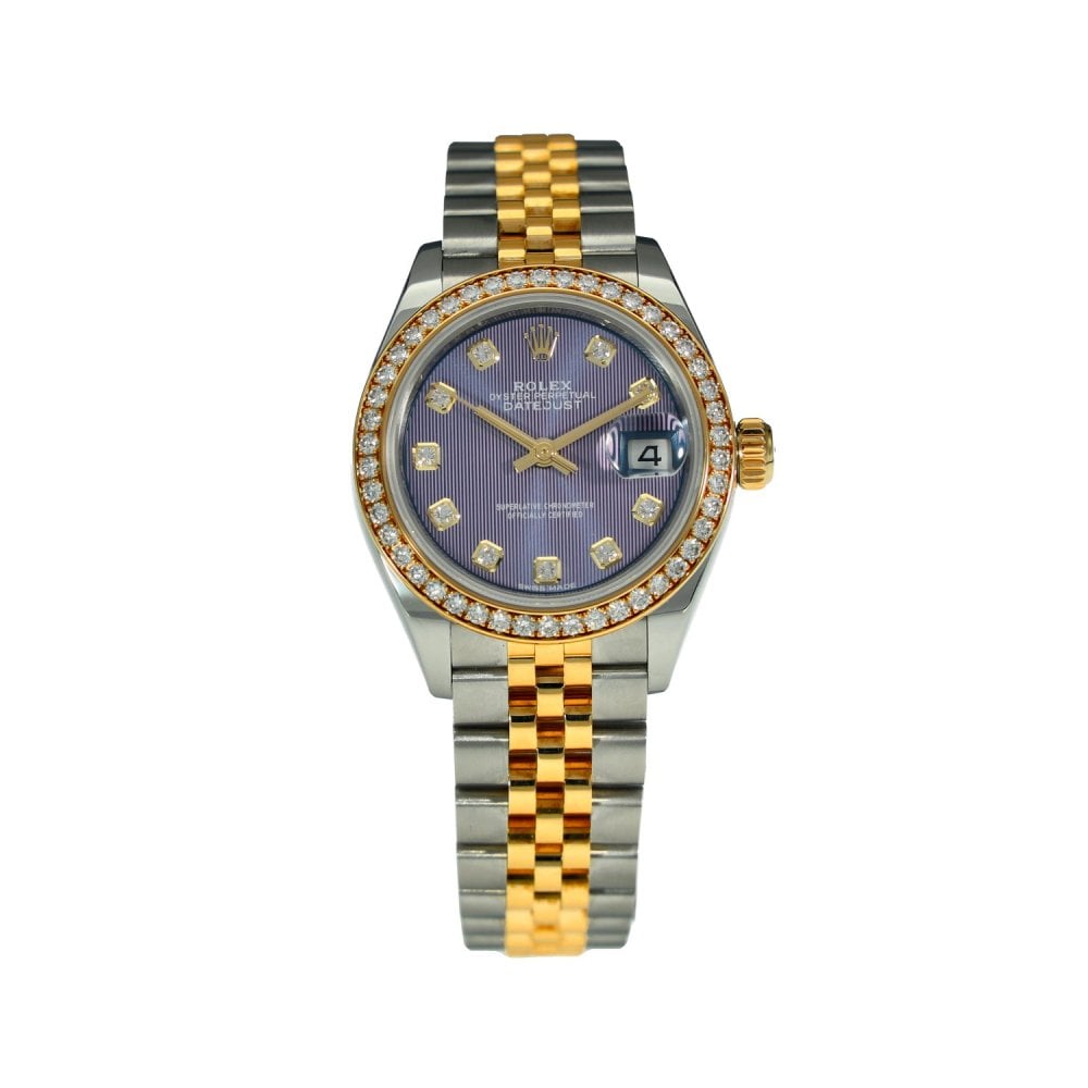 Lady-Datejust 279383RBR - Lavender Diamond Dial & Bezel - 2019
