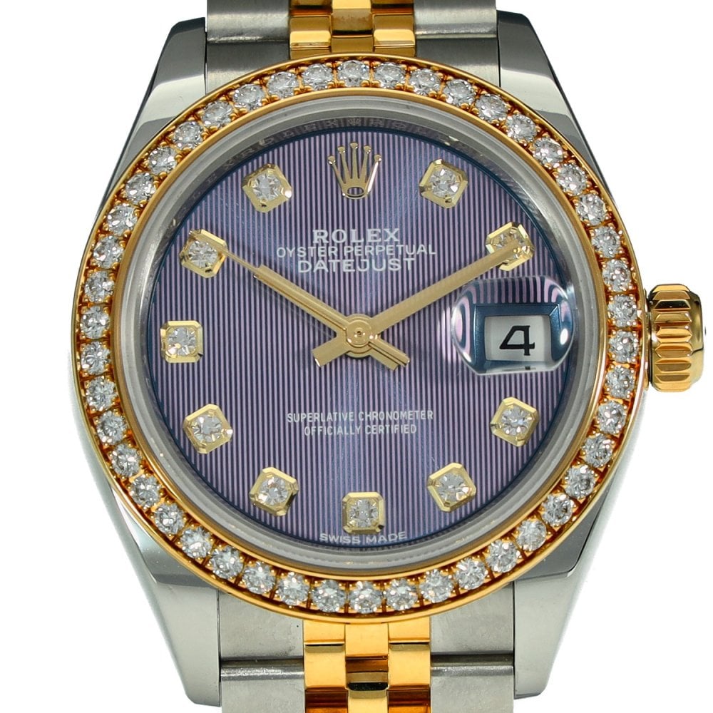Lady-Datejust 279383RBR - Lavender Diamond Dial & Bezel - 2019