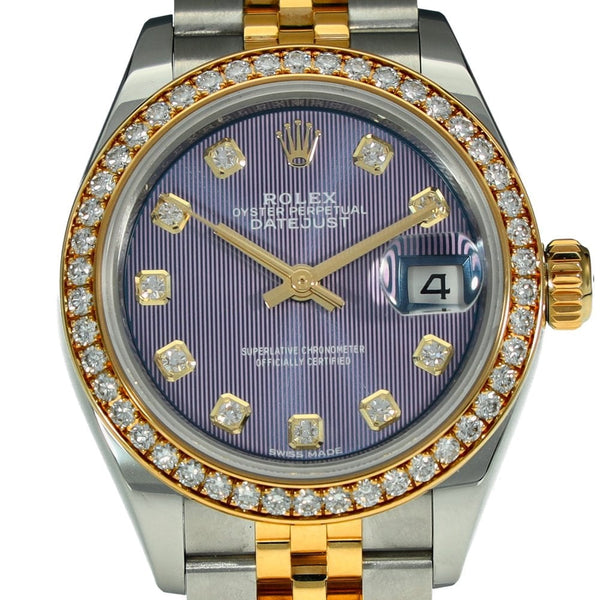 Lady-Datejust 279383RBR - Lavender Diamond Dial & Bezel - 2019
