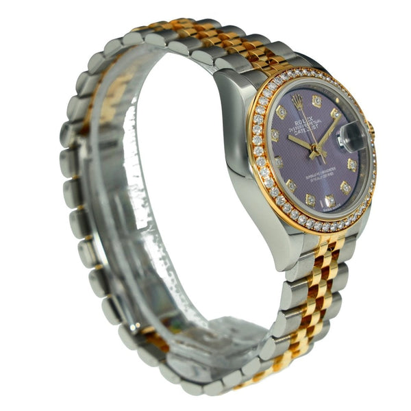 Lady-Datejust 279383RBR - Lavender Diamond Dial & Bezel - 2019