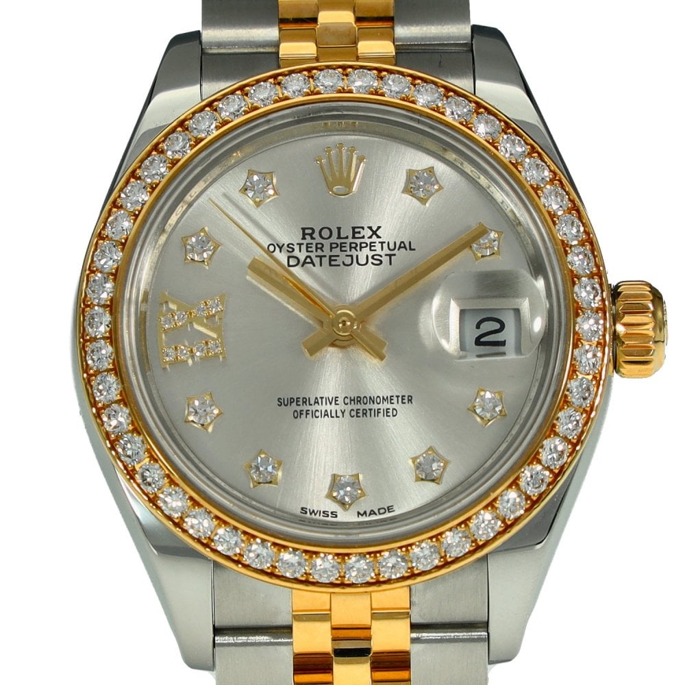 Datejust 28 279383RBR - Ladies Watch - Diamond Bezel - 2018
