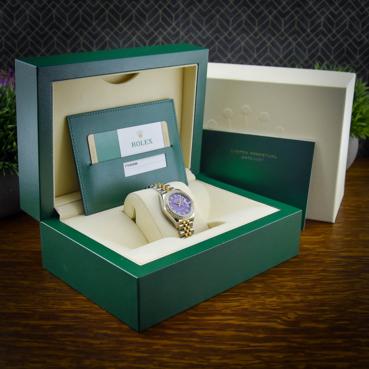Lady-Datejust 279383RBR - Lavender Diamond Dial & Bezel - 2019