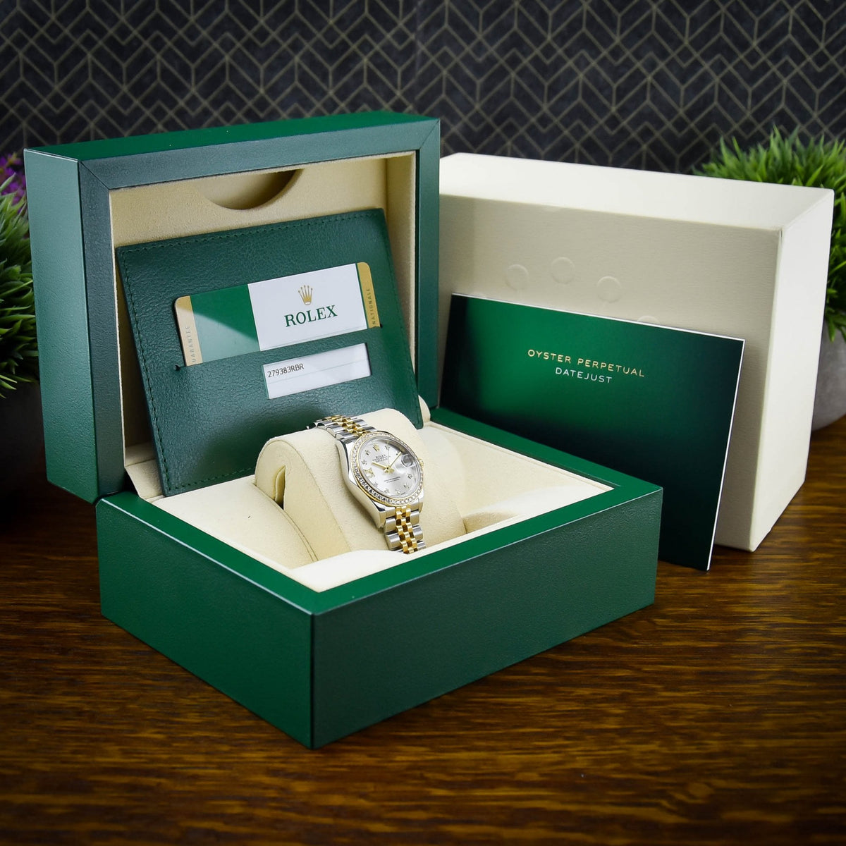 Datejust 28 279383RBR - Ladies Watch - Diamond Bezel - 2018
