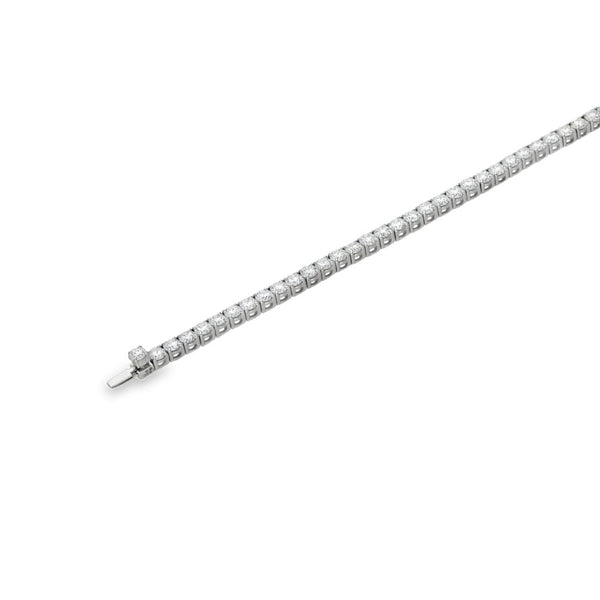 5.00ct White Gold Certified Diamond Tennis Bracelet - F/VS2