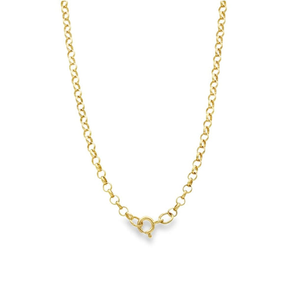 9ct Yellow Gold Engraved Locket & Chain - 44x57x13mm - 30.g
