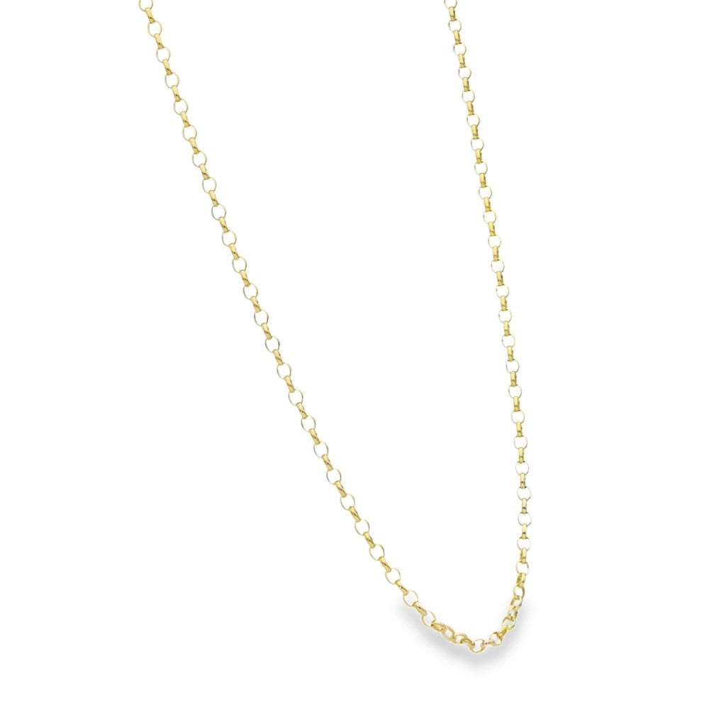 9ct Yellow Gold Belcher Chain - 18" - 3.8g
